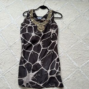 Zara beaded swim cover up dress size M